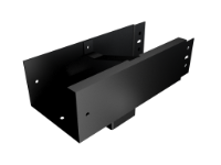 150x150mm Joggle Joint Box Gutter 101x76mm Rectangular Outlet