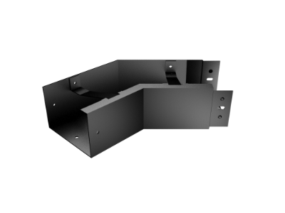 200x150mm Joggle Joint Box Gutter 135° Internal Angle