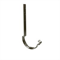 150mm Half Round Top Fix Rafter Bracket 270mm (Grey Brown)