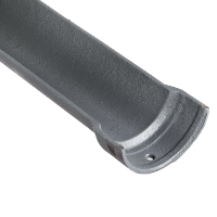 4\" Plain Half Round 6ft Gutter 