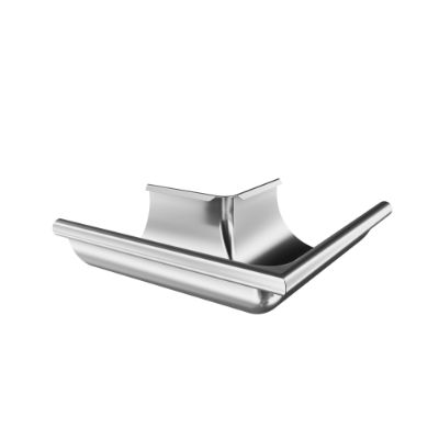 150mm Half Round External Angle 90° (Galvanised)