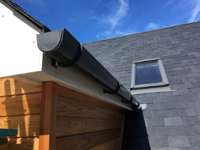 Aluminium Deepflow Half Round Gutter