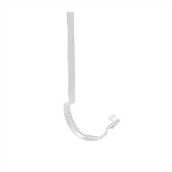 150mm Half Round Top Fix Rafter Bracket 270mm (Pure White)