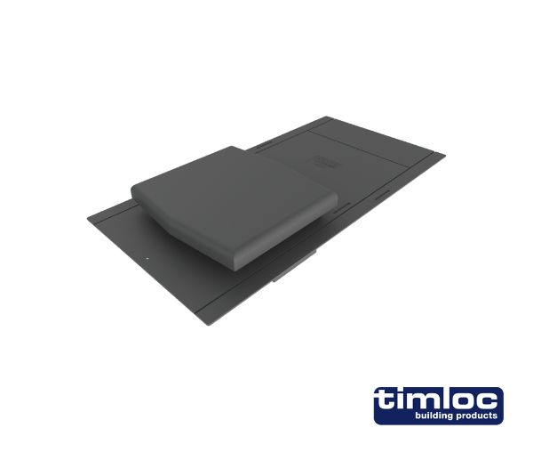 Roof slate vent for 610 x 305 & 510 x 255 slates black