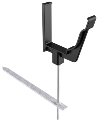 150x100mm Vintage Ogee Rise & Fall Bracket including fixing spike