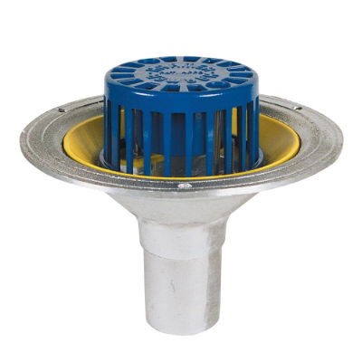 Harmer AV Vertical Ext 600mm Spigot Olet-Dome Grate-75mm Dia