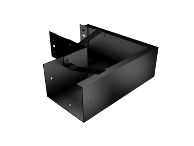 125x100mm Joggle Joint Box Gutter 90° External Angle