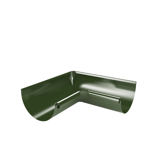 150mm Half Round Internal Angle 90° (Chrome Green)