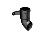 Aluminium Downpipe-Cast Eared Shoe