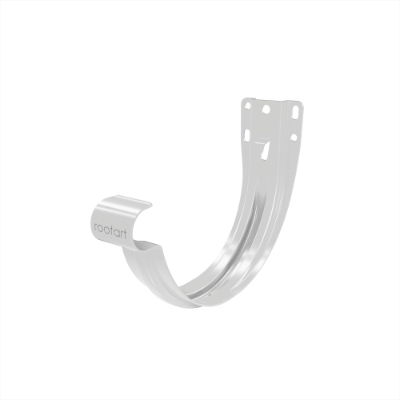 150mm Half Round Fascia Bracket (Pure White)