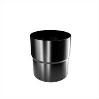 87mm Dia Downpipe Connector (Jet Black)