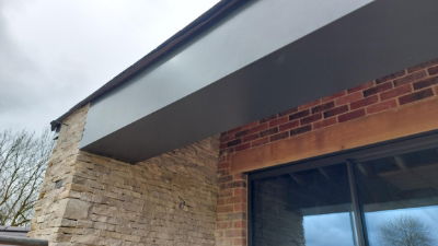 Aluminium Fascia Anthracite Grey RAL 7016