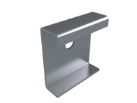 Moulded Ogee Gutter Direct Fix Bracket - Galvanised