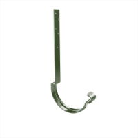 125mm Half Round Top Fix Rafter Bracket 270mm (Chrome Green)