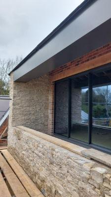 Bespoke Aluminium Fascia RAL 7016