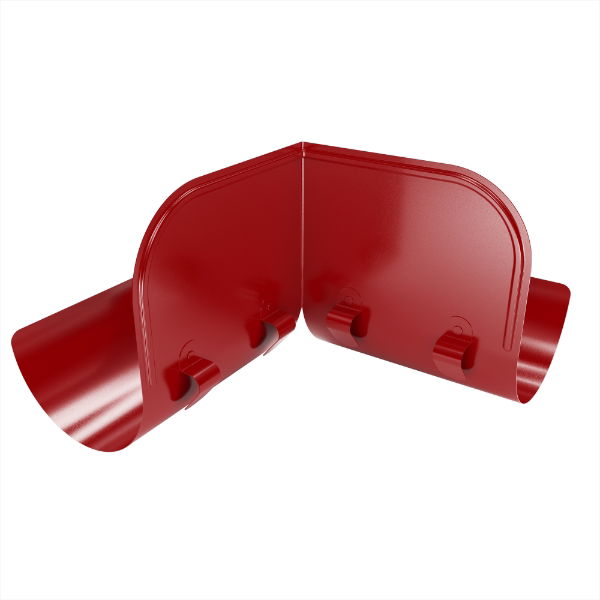 150mm Gutter Overflow Element 90° (Red)