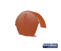 Universal ½ Round Ridge Cap Terracotta