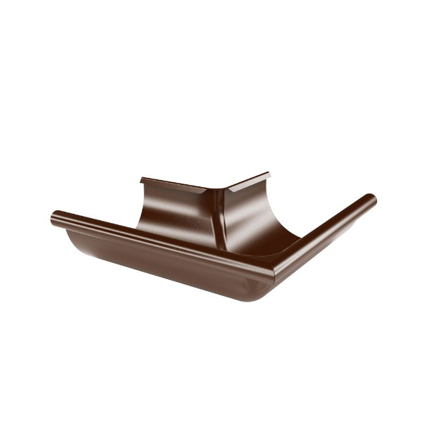 150mm Half Round External Angle 90° (Chocolate Brown)