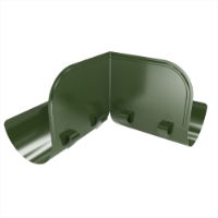 125mm Gutter Overflow Element 90° (Chrome Green)