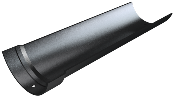 Cast Iron Plain Half Round Length-Painted