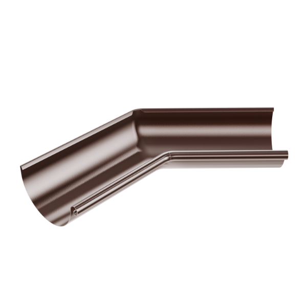 125mm Half Round Internal Angle 135° (Chocolate Brown)