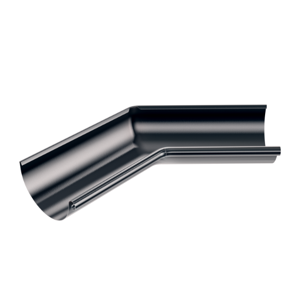 125mm Half Round Internal Angle 135° (Anthracite Grey)