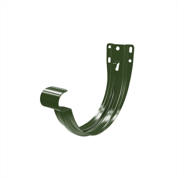 150mm Half Round Fascia Bracket (Chrome Green)