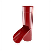 87mm Dia Downpipe Rainwater Diverter (Red)